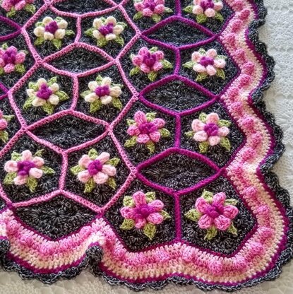 Cherry Blossom Afghan