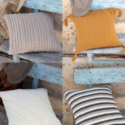 Cushion Covers in Hayfield Chunky with Wool - 7304 - Downloadable PDF