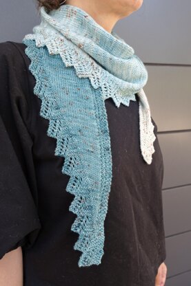 Side by side shawl