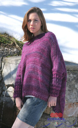 Estasi Maxi-Pullover in Adriafil Malizia - Downloadable PDF