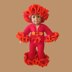 Disco Costume Crochet Doll Pattern, Retro Outfit for 18” Dolls