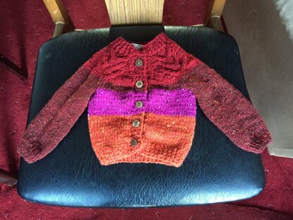 Aurelia's cardigan.