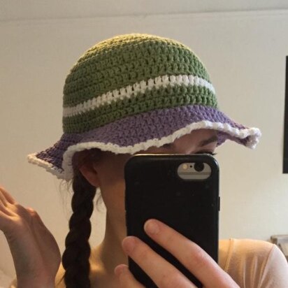 2 summer bucket hat crochet patterns