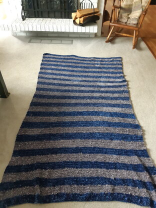 Crochet Striped Afghan