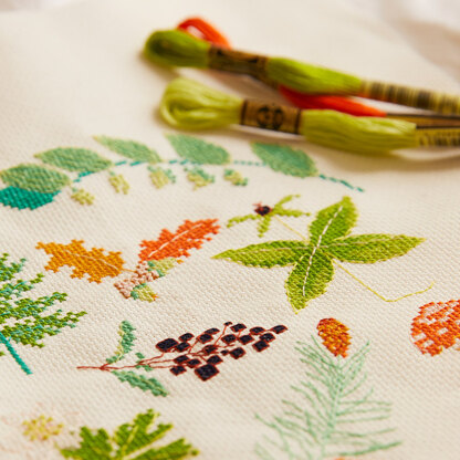 DMC Mindful Making The Woodland Glade Cross Stitch Kit