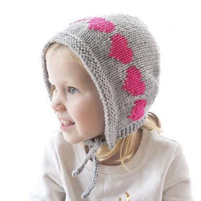 Valentine Heart Bonnet