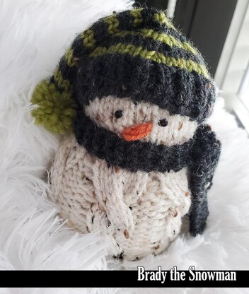 Brady the Snowman Ornament