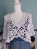 White Crochet Lace Cropped Top