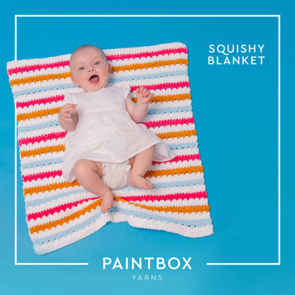 Squishy Blanket - Free Crochet Pattern For Kids in Paintbox Yarns Chenille by Paintbox Yarns