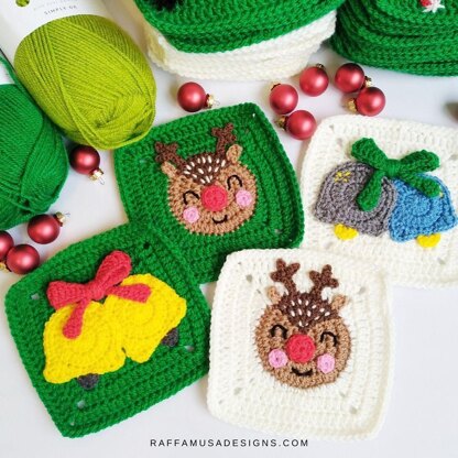 Reindeer Granny Square