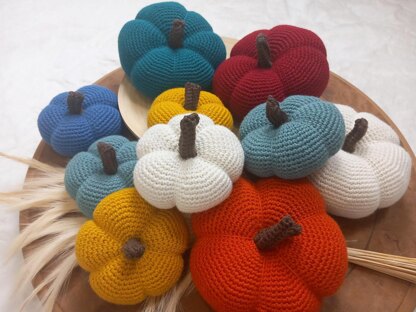 Modern Crochet Pumpkins
