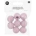 Rico Design Macramé Beads Wood Antique Rose 8 Pcs - 95x100x25mm