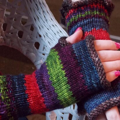 Crazy Quilt Mitts