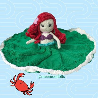Meemoodolls Ariel Security Blanket. Knitting Guide