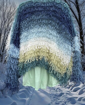 Shaggy Crochet Cardigan