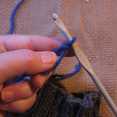 SC Single Crochet Chain Edge Tutorial
