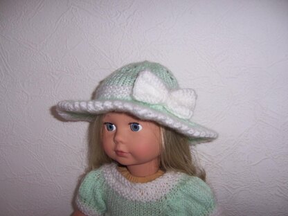 Mint Dress and Hat