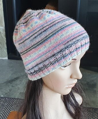 Ivory - 4ply family beanie