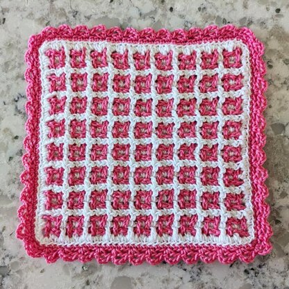 Squares Woven Hot Pad & Coaster