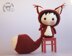 Big Tanoshi Squirrel Doll with removable tail