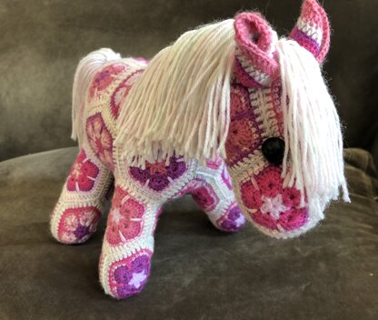 Crochet pony