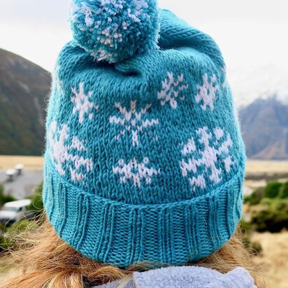 Floating Snowflake Hat