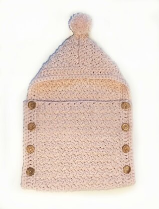 Easy crochet baby sleeping bag hot sale