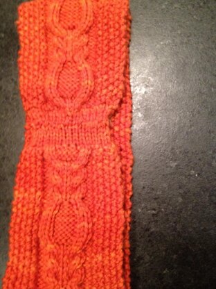 Knotty Cabled Earwarmer