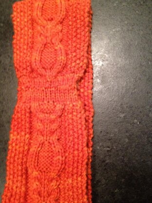 Knotty Cabled Earwarmer