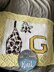Giraffe Alphabet baby blanket