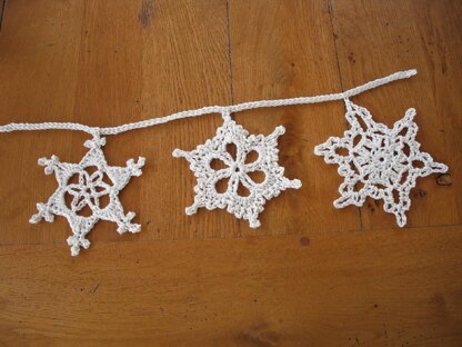 Festive snowflakes