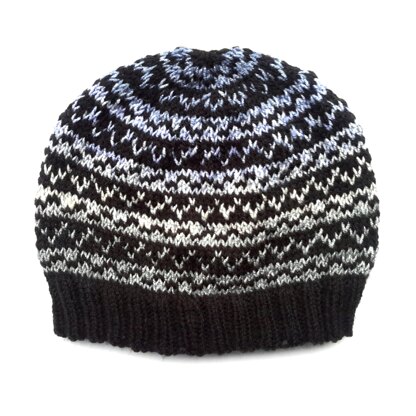 Fairisle beanie hat