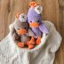 Crochet duck pattern lovey cuddler Amigurumi pattern  cute duck pattern, PDF tutotial