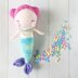 Mio the sleeping mermaid amigurumi crochet pattern by amigurumei