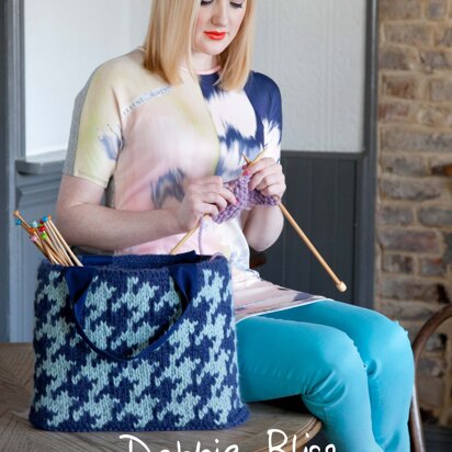 "Etta Bag" - Bag Knitting Pattern For Women in Debbie Bliss Roma - DBS024