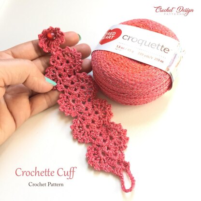 Crochette Cuff / Bracelet Pattern