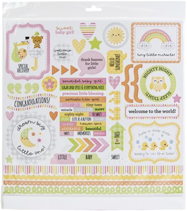 Doodlebug Double-Sided Paper Pack 12"X12" 12/Pkg - Bundle Of Joy