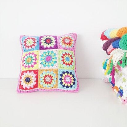 Granny Square Pillow