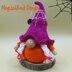 Halloween pumpkin gnome magicalknit