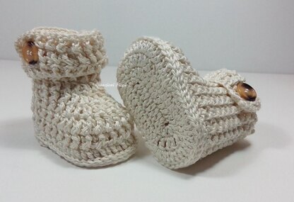 Baby Ribbed Booties