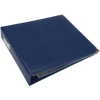 We R Memory Keepers We R Classic Leather D-Ring Album 12"X12" - Cobalt