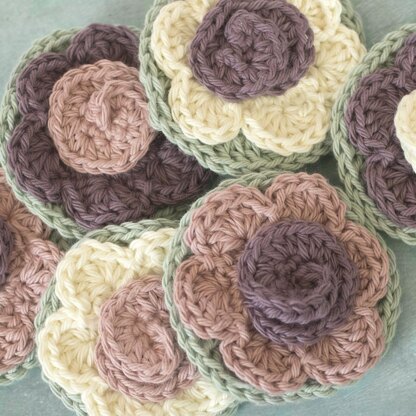 Flower Face Scrubbies