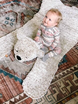 Hibernation Bear Blanket Rug