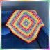 Rainbow square baby blanket by HueLaVive
