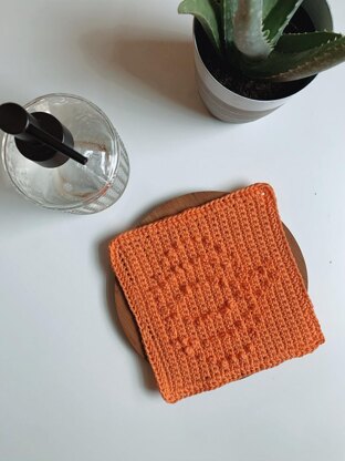 The Autumn Pumpkin Dishcloth