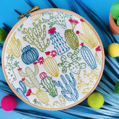 Oh Sew Bootiful Cactus Embroidery Kit