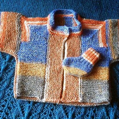 Sockyarn Modular Baby Jacket