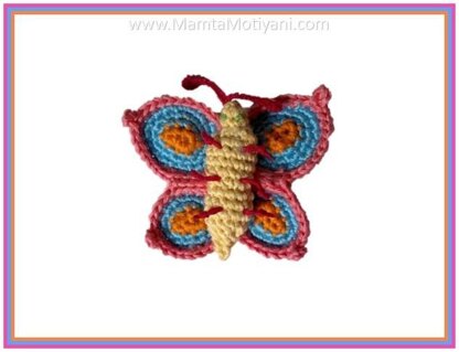 Crochet Swallowtail Butterfly Pattern Amigurumi Toy