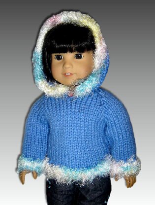 Fun Hoodie for 18 inch dolls, American Girl