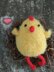 Chick toy knitting pattern